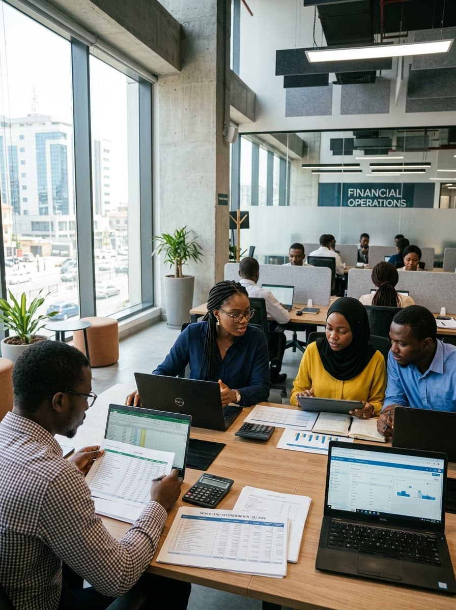 Modern outsourced financial operations and management accounting team